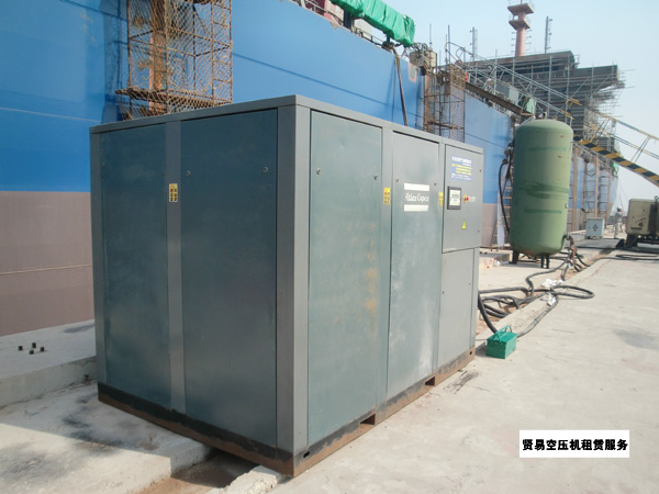 阿特拉斯GA132空压机租赁服务如何赋能船舶防腐工程?专业解析与案例分享