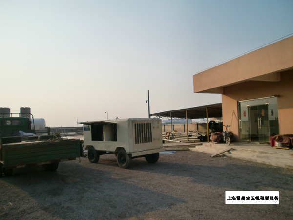 英格索兰柴驱空压机租赁,高效解决管道吹扫难题的专业服务