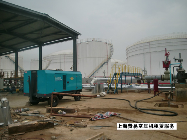 埃尔曼中风压空压机租赁,化工管道吹扫高效解决方案