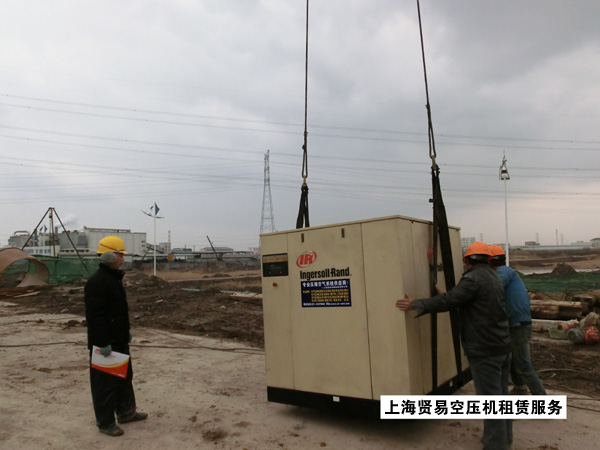 英格索兰电驱空压机租赁,如何为桥梁喷浆工程注入高效动力？