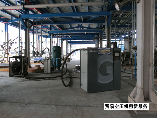 阿特拉斯空压机配套干燥机租赁为化工管道供应干燥压缩空气的高效解决方案