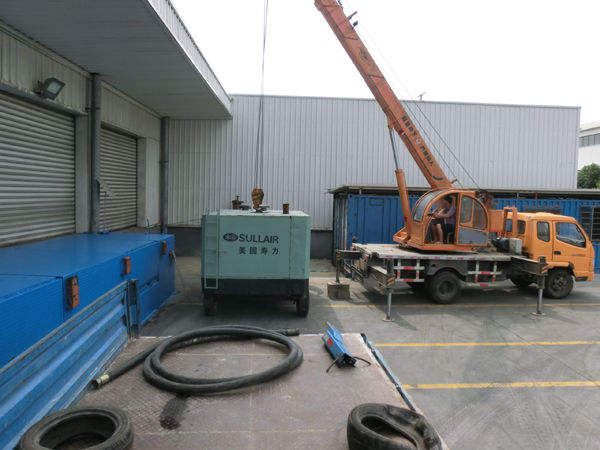 寿力移动式柴驱空压机租赁:化工管道吹扫高效解决方案