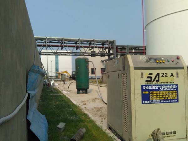 复盛SA22空压机租赁如何为金山防腐工程提供可靠气源助力