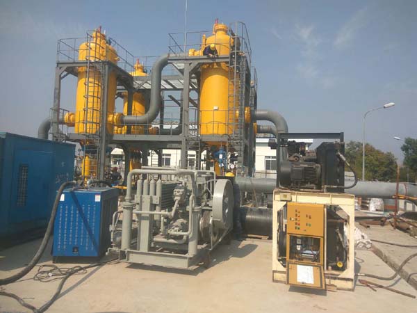 贤易高压空气压缩机租赁:天然气站试压工程的高效解决方案