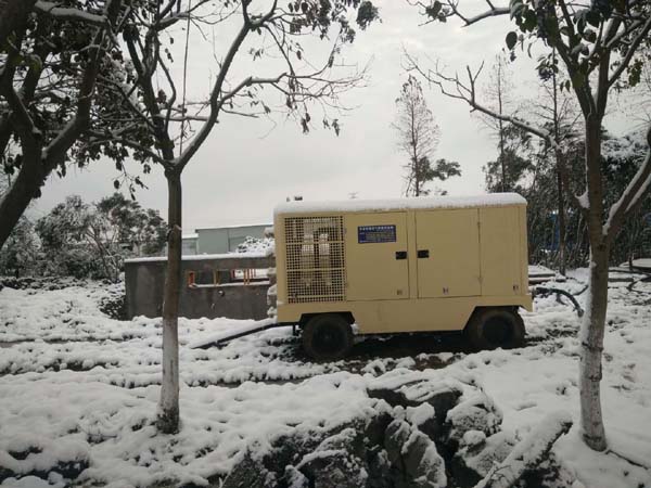 柴油驱动空压机租赁:如何为管道通球工程提供稳定气源保障