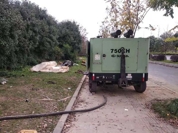 寿力柴驱空压机租赁:为天然气管道通球作业提供可靠压缩空气解决方案