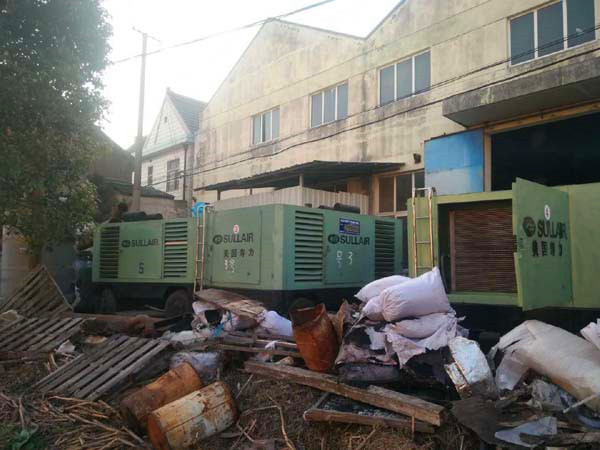 多台寿力柴驱空压机供气:如何为制氮机调试提供高效大排量压缩空气租赁服务