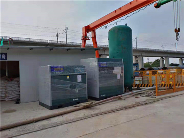 神钢无油空压机ALE75租赁服务:为隧道工程提供高效、洁净的动力解决方案