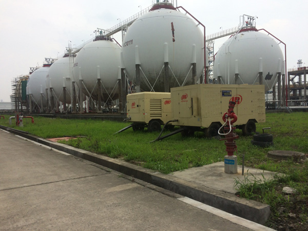 高压空压机租赁在球罐气密工程中的重要作用