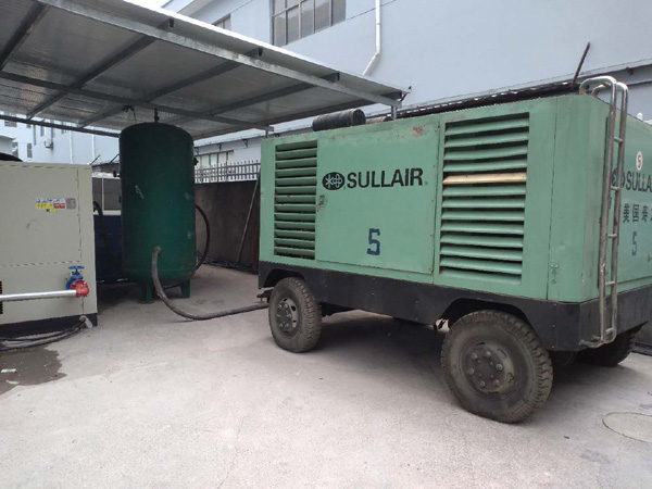 现场电源紧张？寿力柴驱空压机租赁,随时供气保障施工无忧