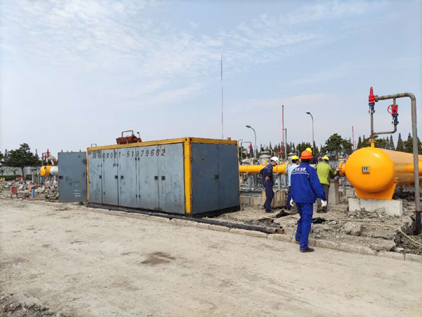 大排量高压力柴驱空压机租赁:为天然气泵站管道试压服务提供可靠动力