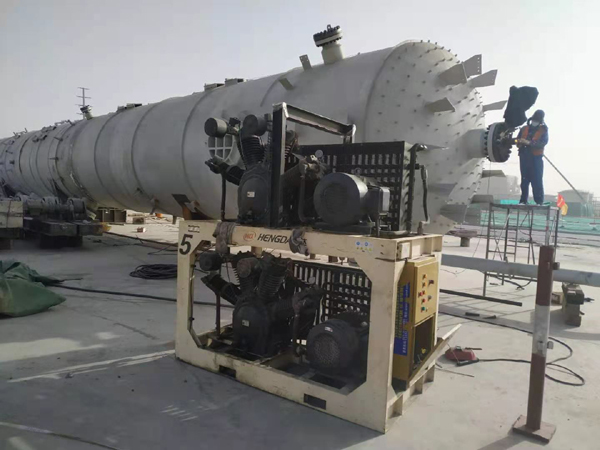 贤易气密试压服务助力陕西榆林化工装置安全高效运行