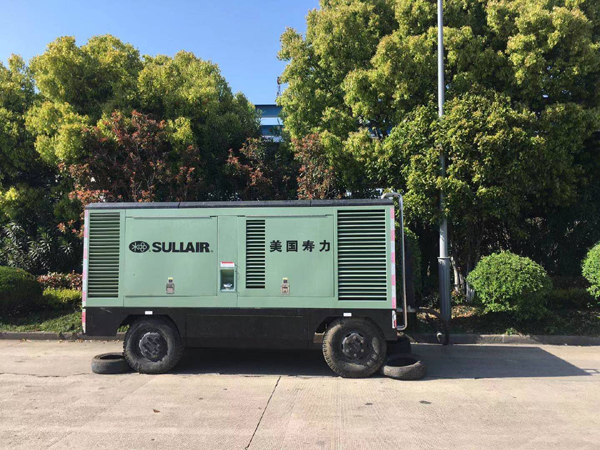 寿力柴驱高压空压机3400XXH租赁为化工管道试压提供可靠高压空气