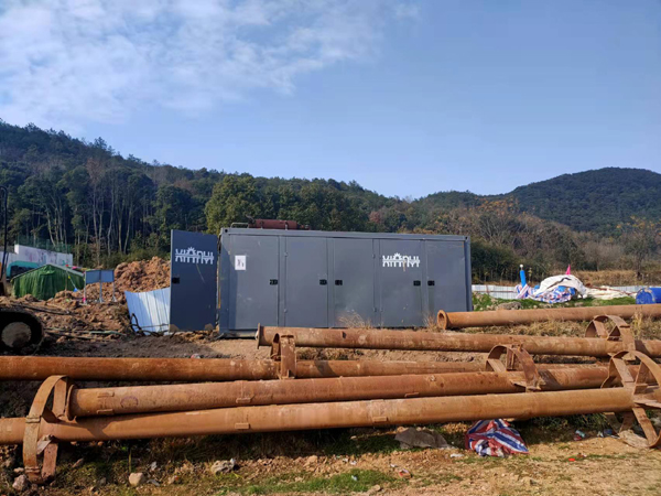 柴驱高压空压机350bar为西气东输管道试压提供可靠动力保障