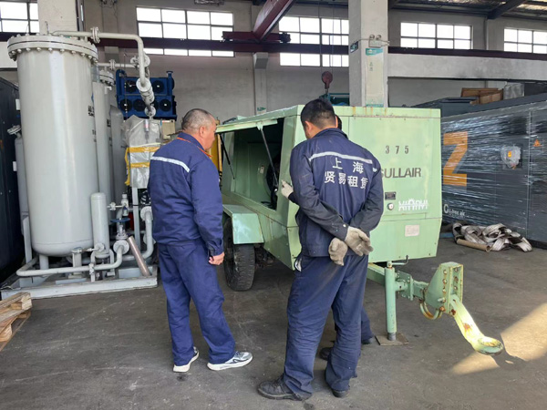 寿力柴驱375HH空压机租赁现场培训:客户操作规范全解析