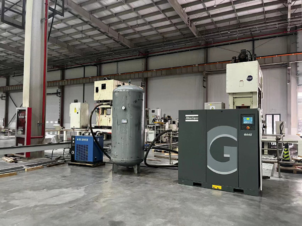 阿特拉斯微油空压机GA45租赁为汽车零配件工厂提供稳定可靠气源