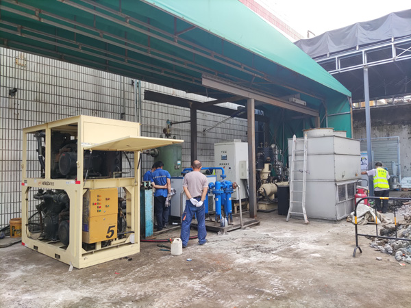 高压空压机租赁解决方案落地，助力工业项目稳定供气
