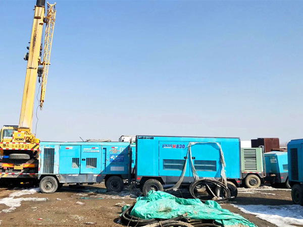工程柴驱空压机出租：免接市电快速进场作业，助力高效施工