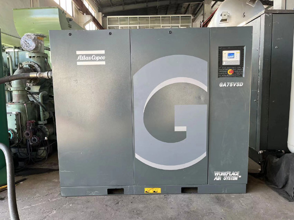 二手阿特拉斯GA75VSD变频空压机