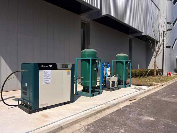 神钢无油空压机租赁服务电子行业